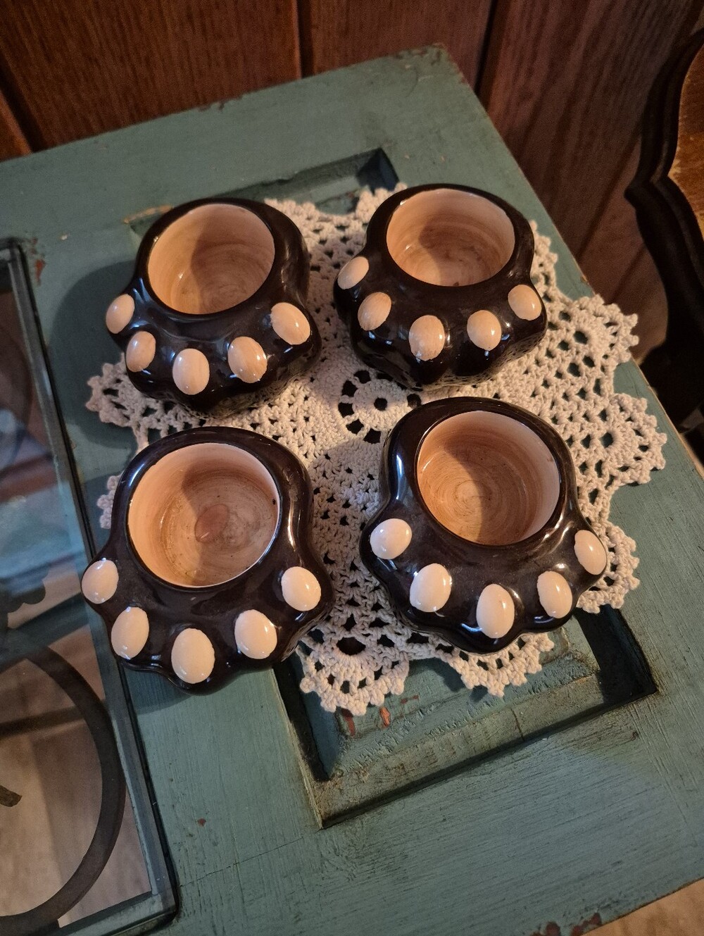 ❤️🔥 4pc. Yankee Candle Paw Tea Light Holders